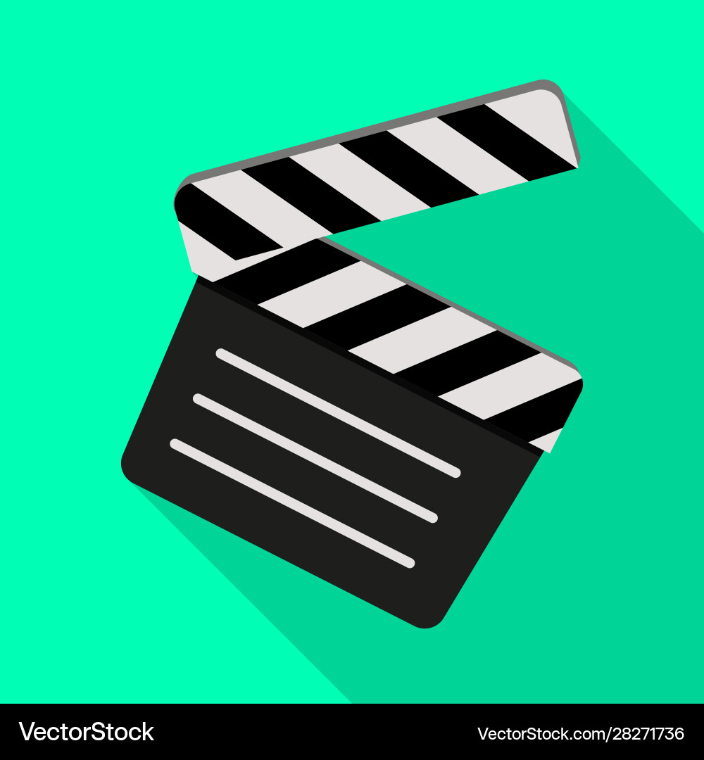 Isolated object studio and clapper symbol web Vector Image