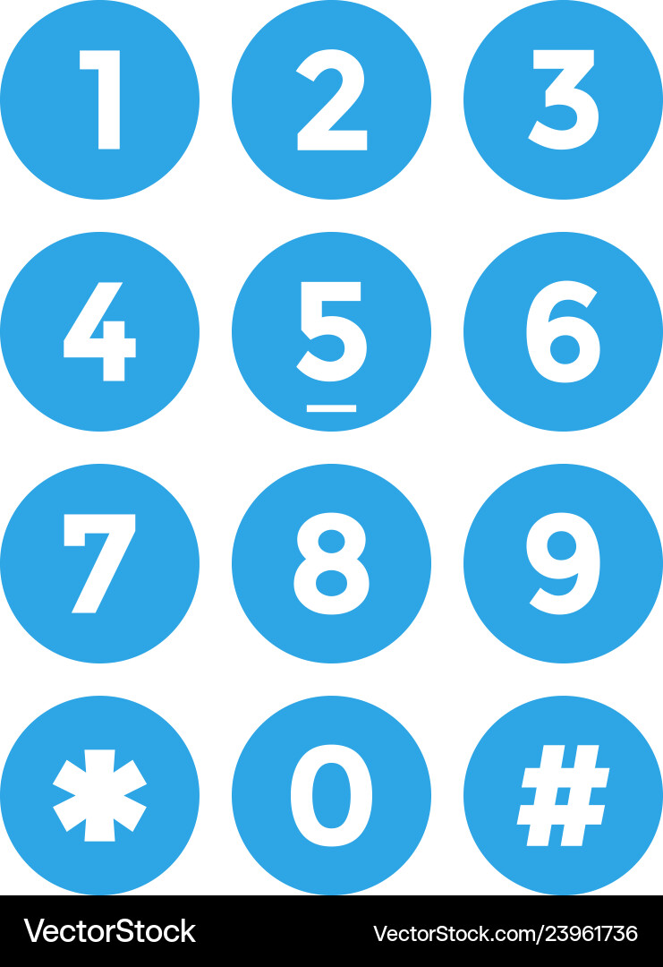 Keypad icon design template isolated Keypad icon design template isolated vector image