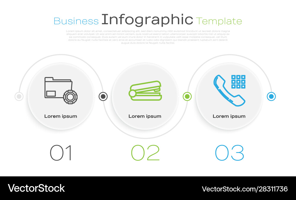 Set line folder settings with gears office Set line folder settings with gears office vector image