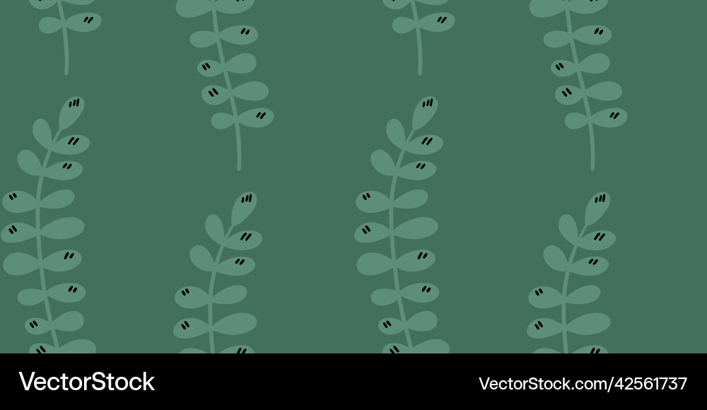 A botanical seamless pattern A botanical seamless pattern vector image