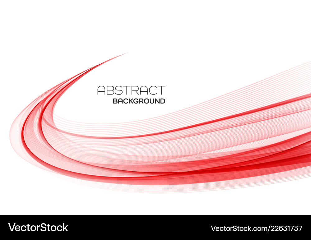 Abstract Flowing Color Wave Background Vector Image