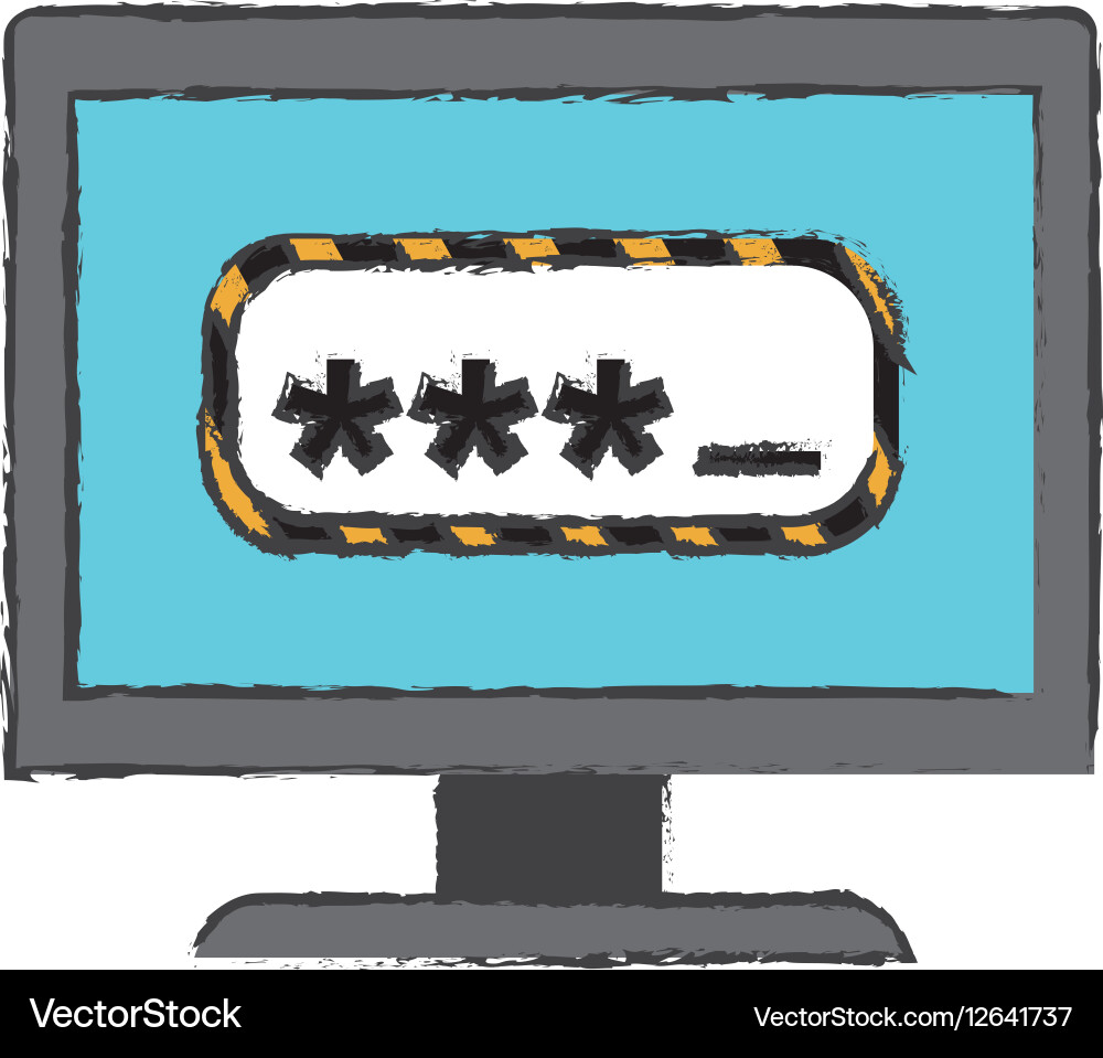 Internet security related icons image vector image