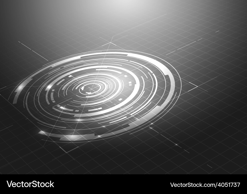 Modern Tech Gradient Background vector image