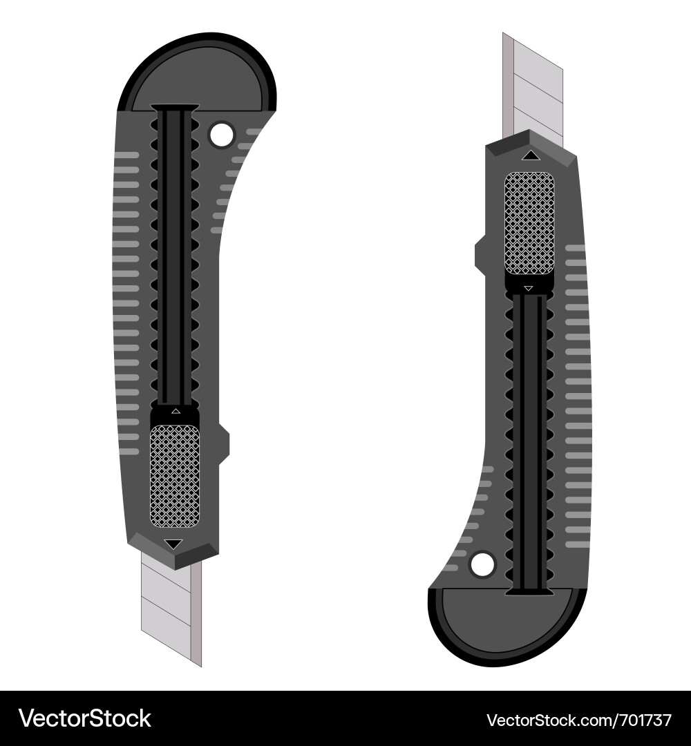Plastic knives Vector Image