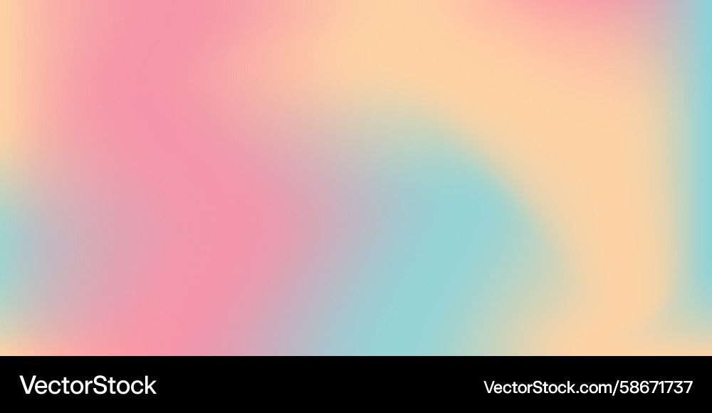 Soft color fluid gradient background image 6k Vector Image