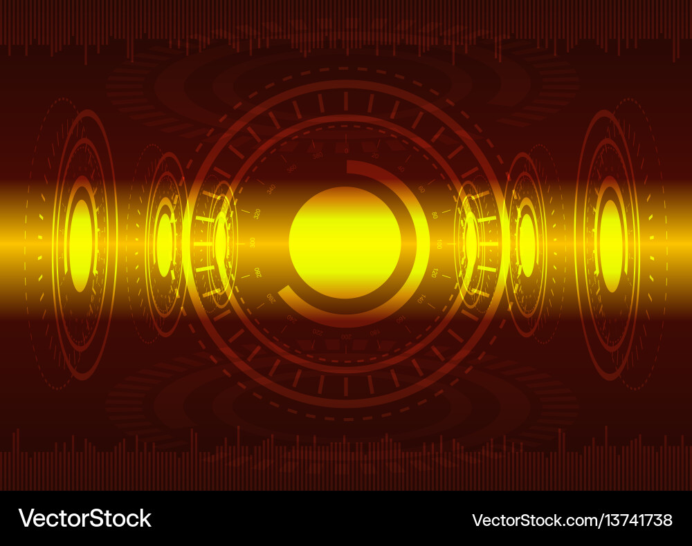 Abstract digital technology color background Vector Image