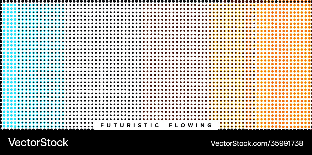 Abstract Halftone Pattern vector image