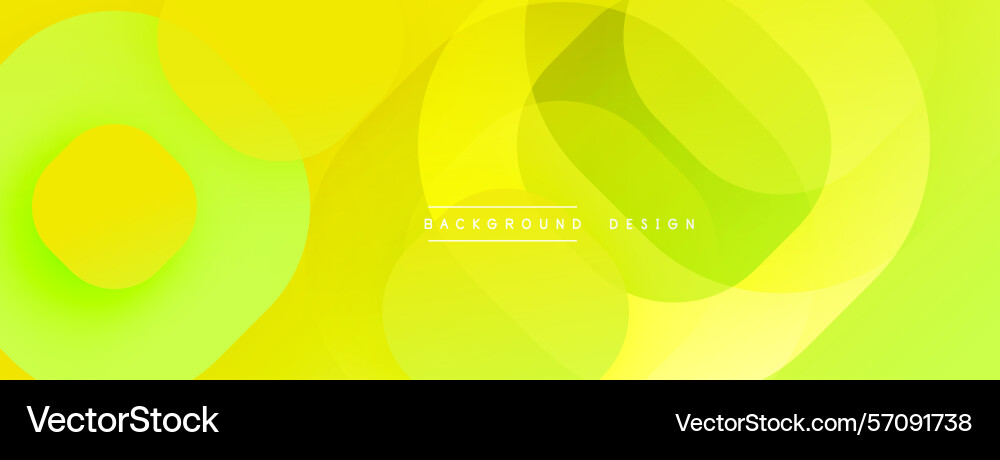 Abstract yellow background overlapping circles Abstract yellow background overlapping circles Vector Image