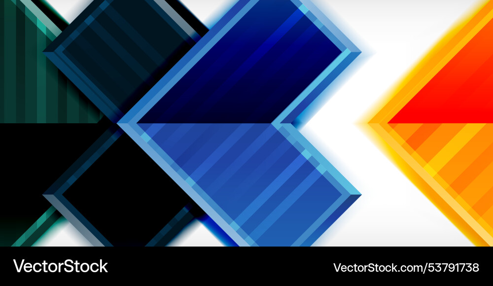 Arrow symbols created with 3d effects and line Arrow symbols created with 3d effects and line Vector Image