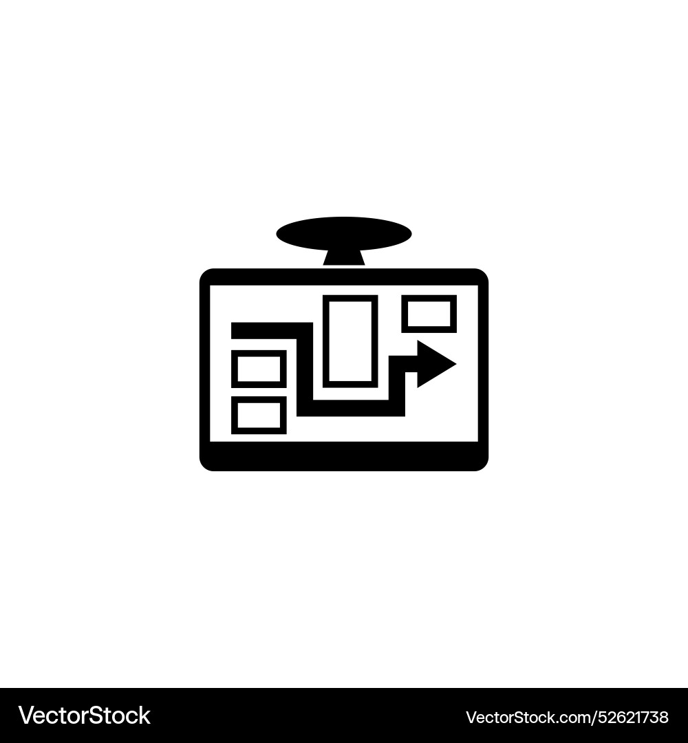 Compact gps navigation device with suction cup Compact gps navigation device with suction cup Vector Image