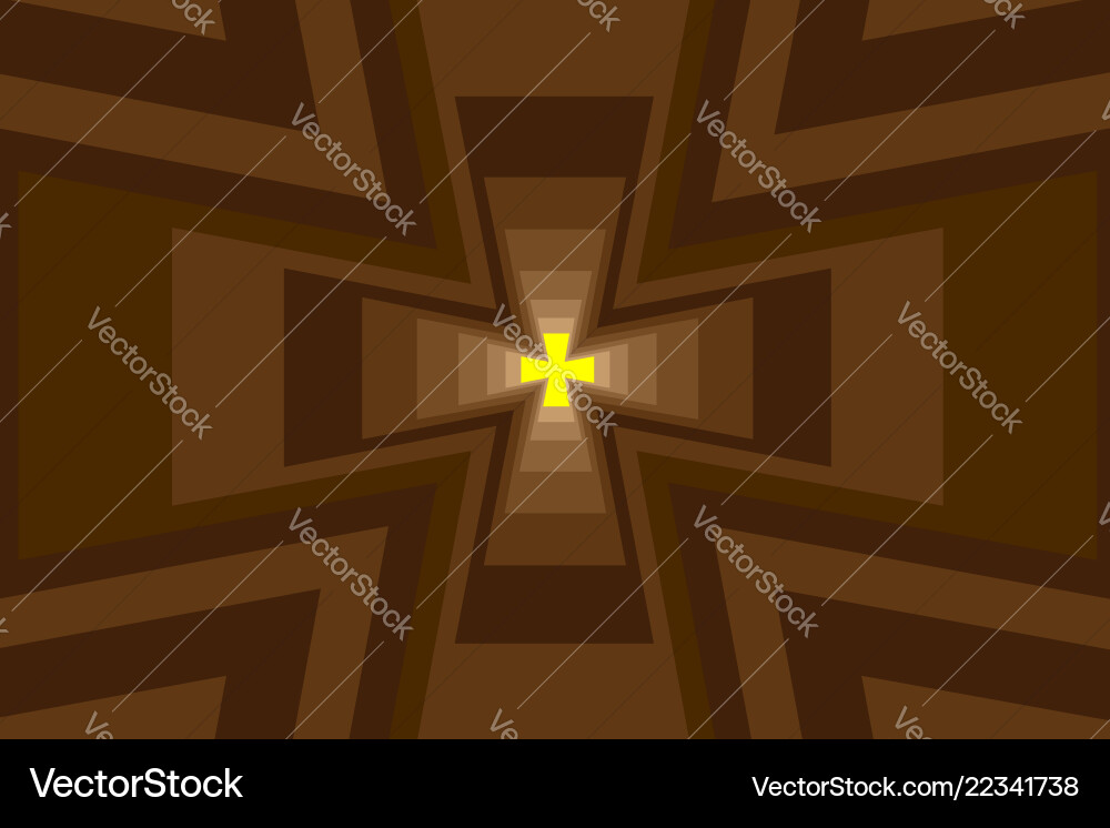 Cross - abstract geometric background Cross - abstract geometric background vector image