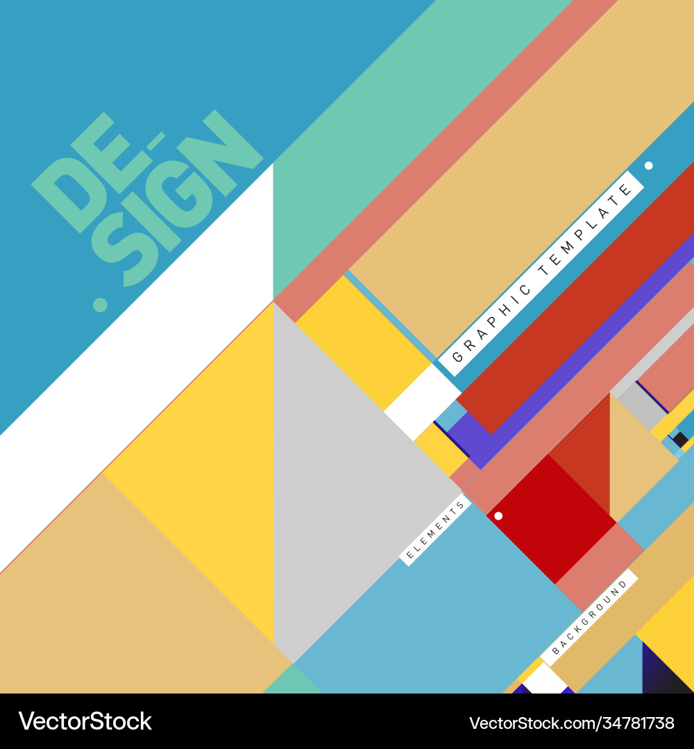 Modern colorful background material design Modern colorful background material design vector image