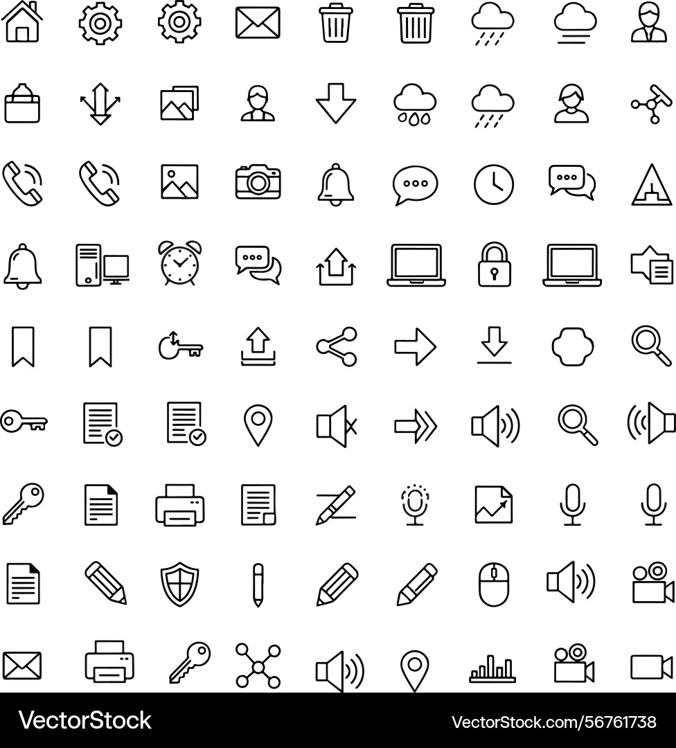 Modern ui ux icons and business concepts for Modern ui ux icons and business concepts for vector image
