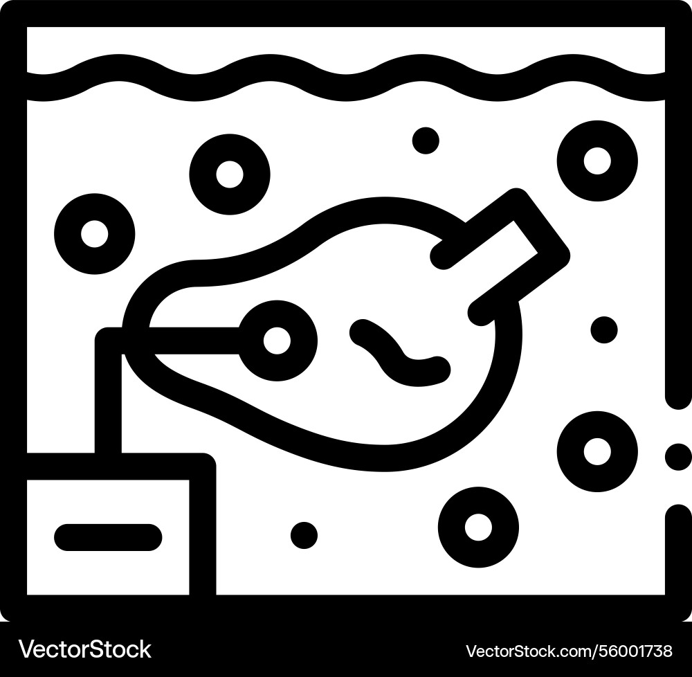 Orientation icon thin linear style design Orientation icon thin linear style design vector image