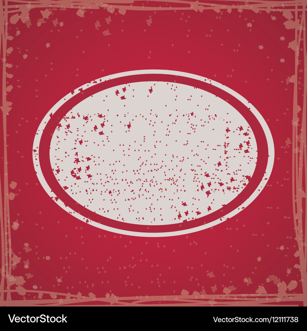 Retro background with label design vector image