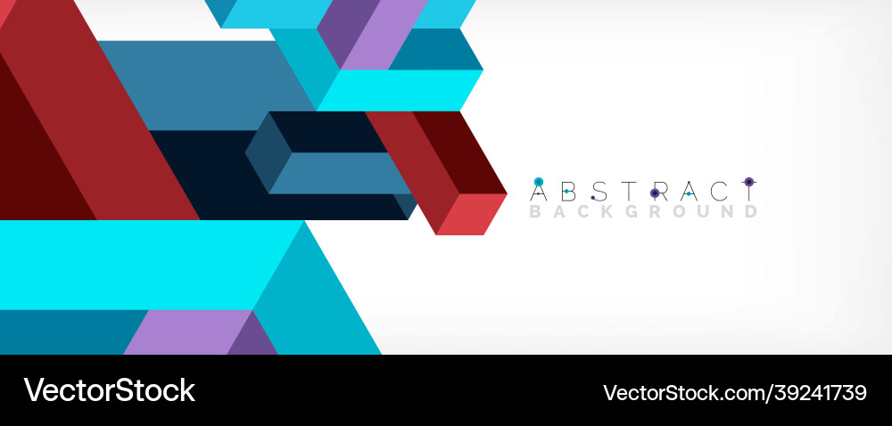 Abstract background 3d cubes cubic elements Abstract background 3d cubes cubic elements vector image