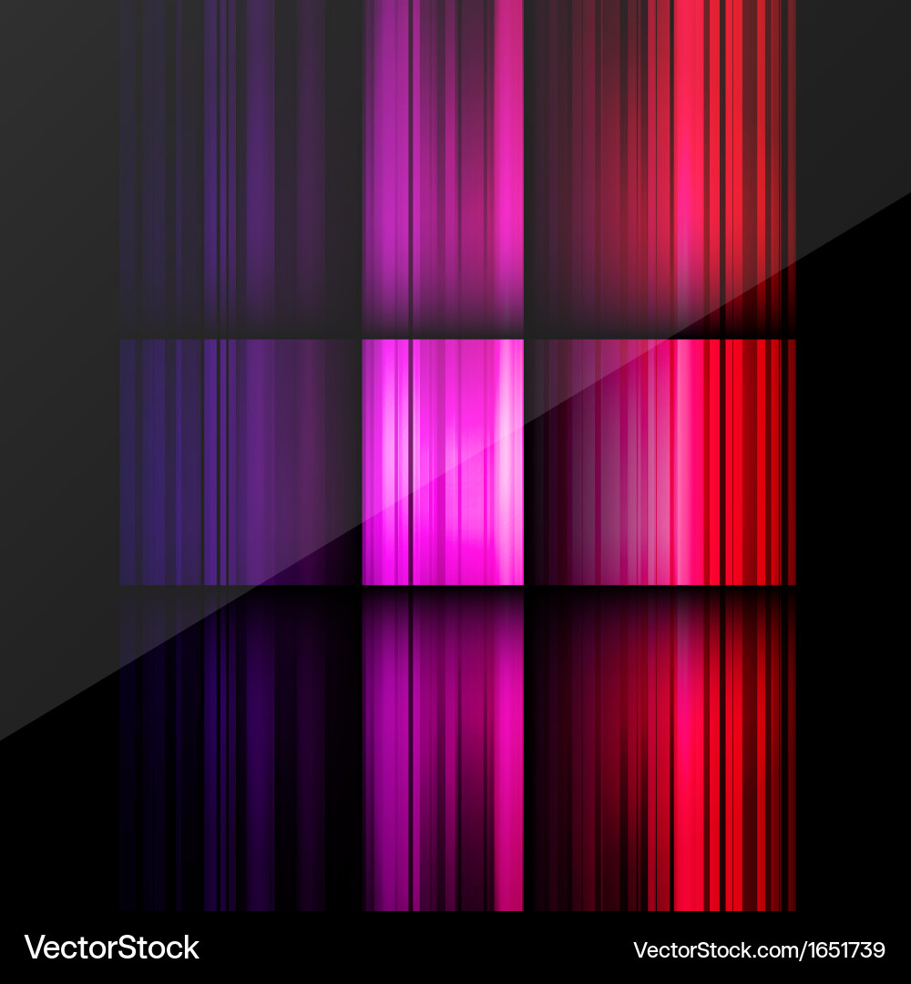 Abstract background with colored lines on paper vector image
