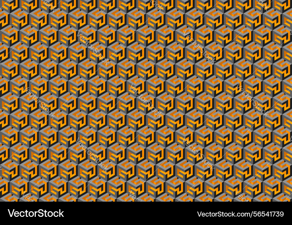 Intricate geometric pattern featuring repeating Vector Image