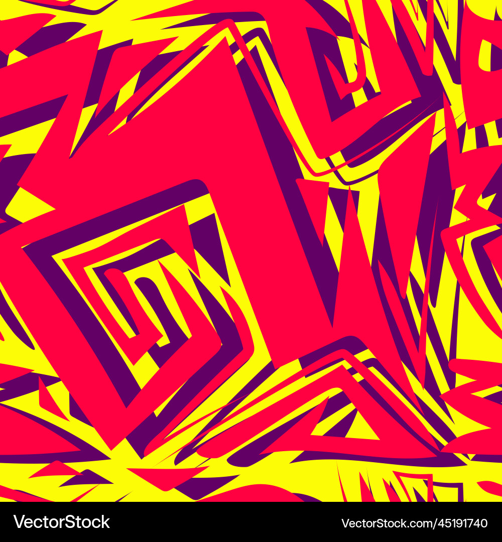 Abstract geometric sharp shapes seamless pattern Abstract geometric sharp shapes seamless pattern vector image
