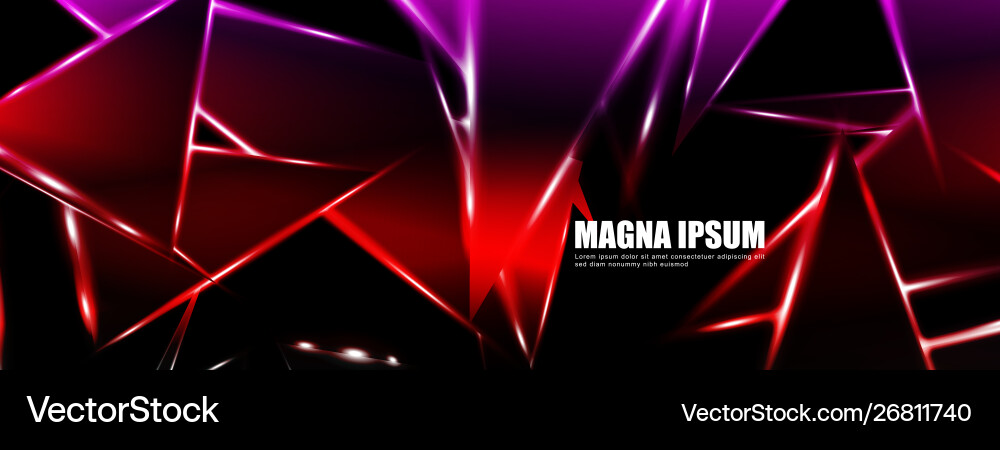 Background a luminous triangle shape design Background a luminous triangle shape design vector image