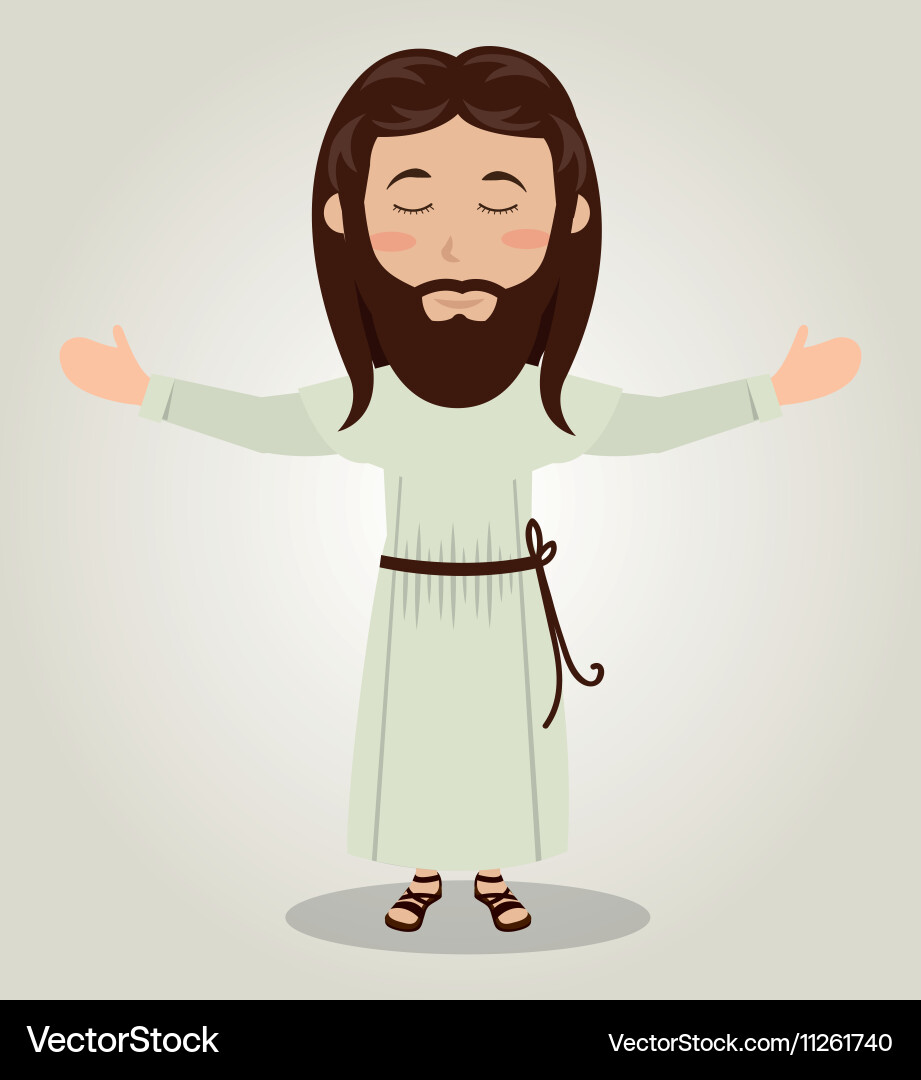 Jesus christ prayer open arms design – Royalty-Free Vector | VectorStock, image size:921x1080