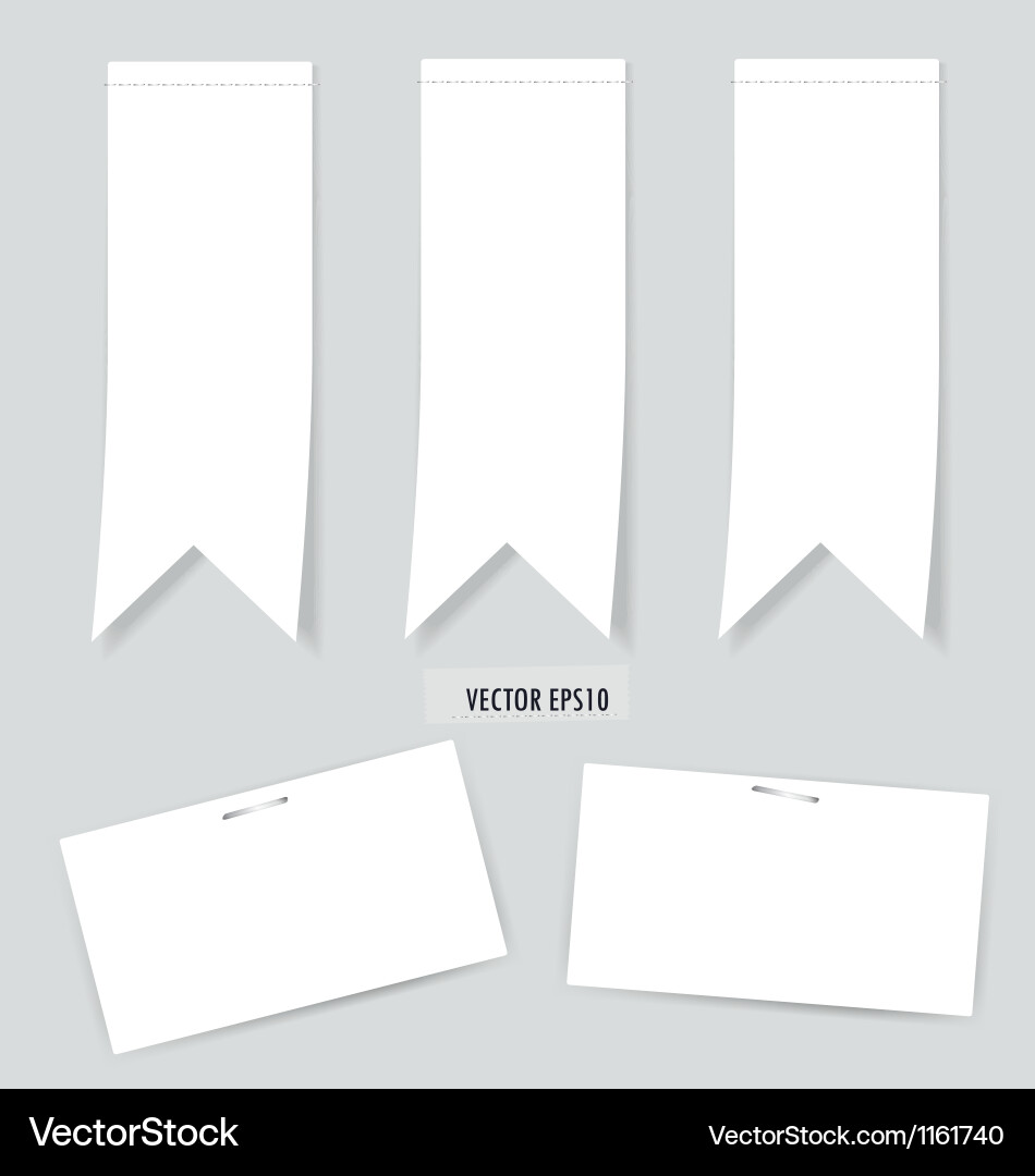 Set of labels with place for text Vector Image