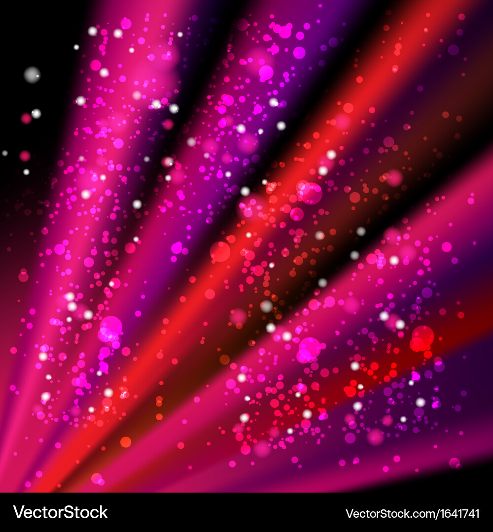Abstract background with colored lines and light vector image