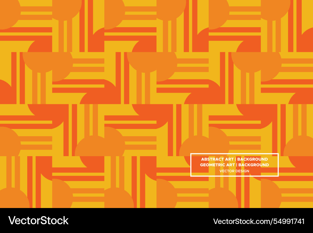 Circle and rectangle shapes pattern vector image