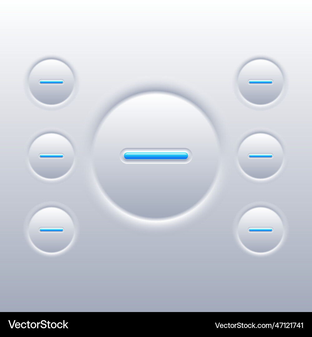 High tech switch button technology background High tech switch button technology background vector image