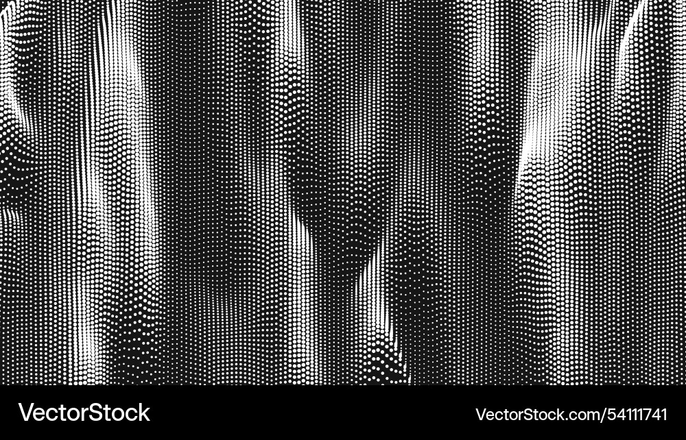 Point wave vertical threads texture abstract dot Point wave vertical threads texture abstract dot vector image