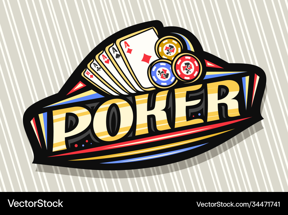 Poker Gamble Logo vector image