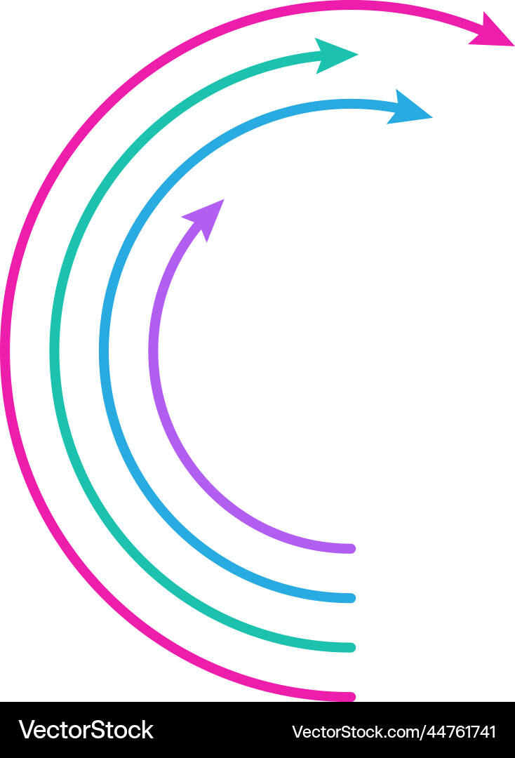 Round Progress Circle Indicator vector image