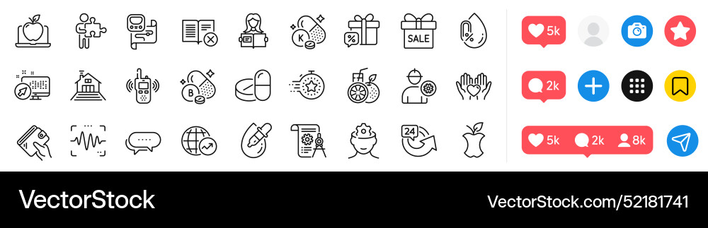Voice wave dots message and world statistics line Voice wave dots message and world statistics line vector image