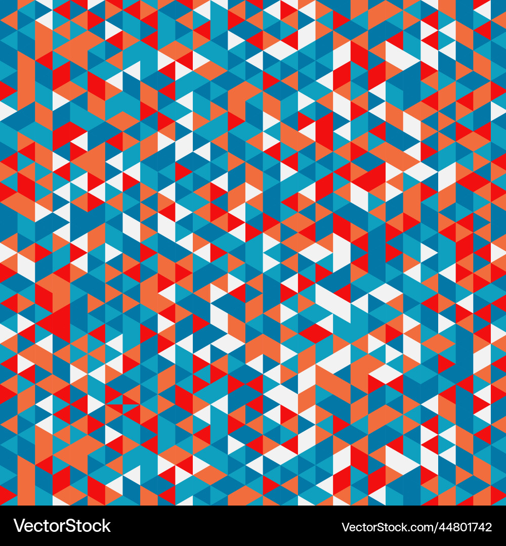 Abstract pattern of geometric shapes vector image