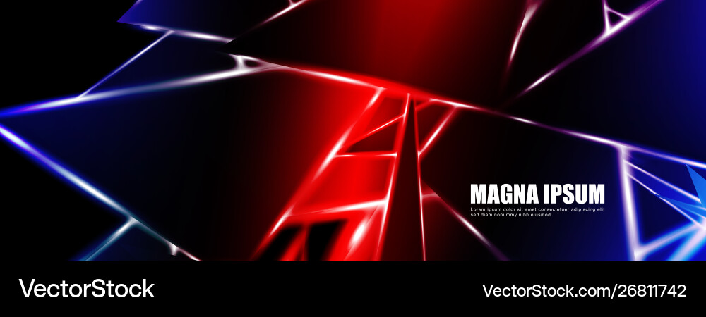 Background a luminous triangle shape design Background a luminous triangle shape design vector image
