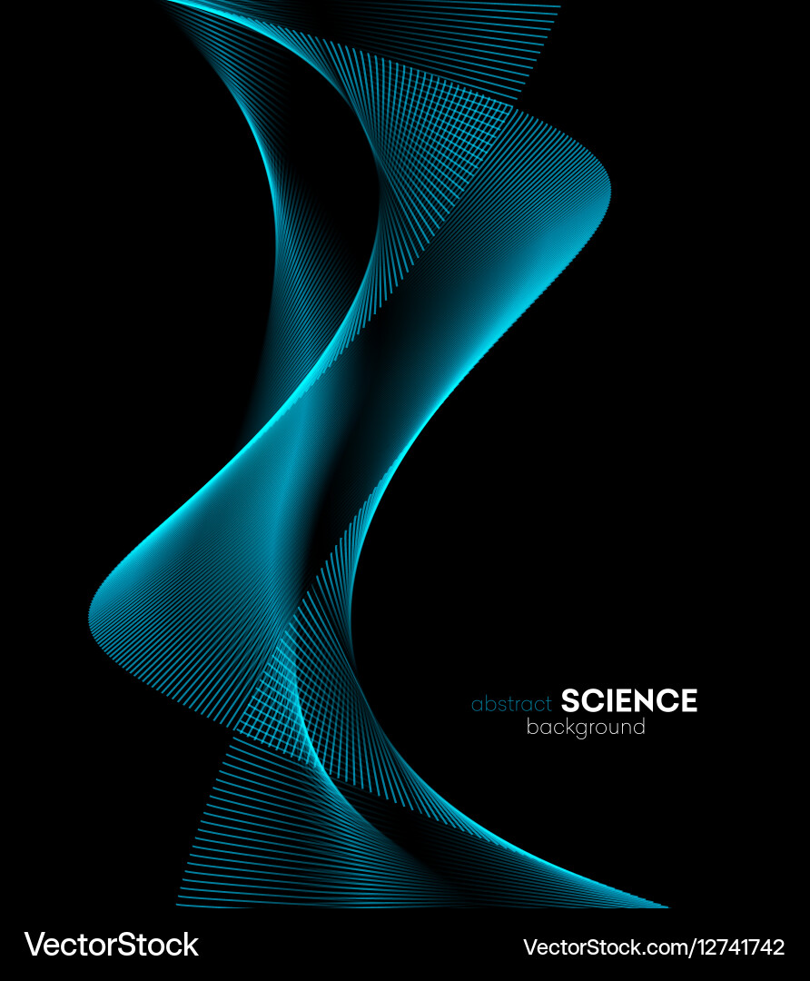 Dynamic Color Wave Background vector image