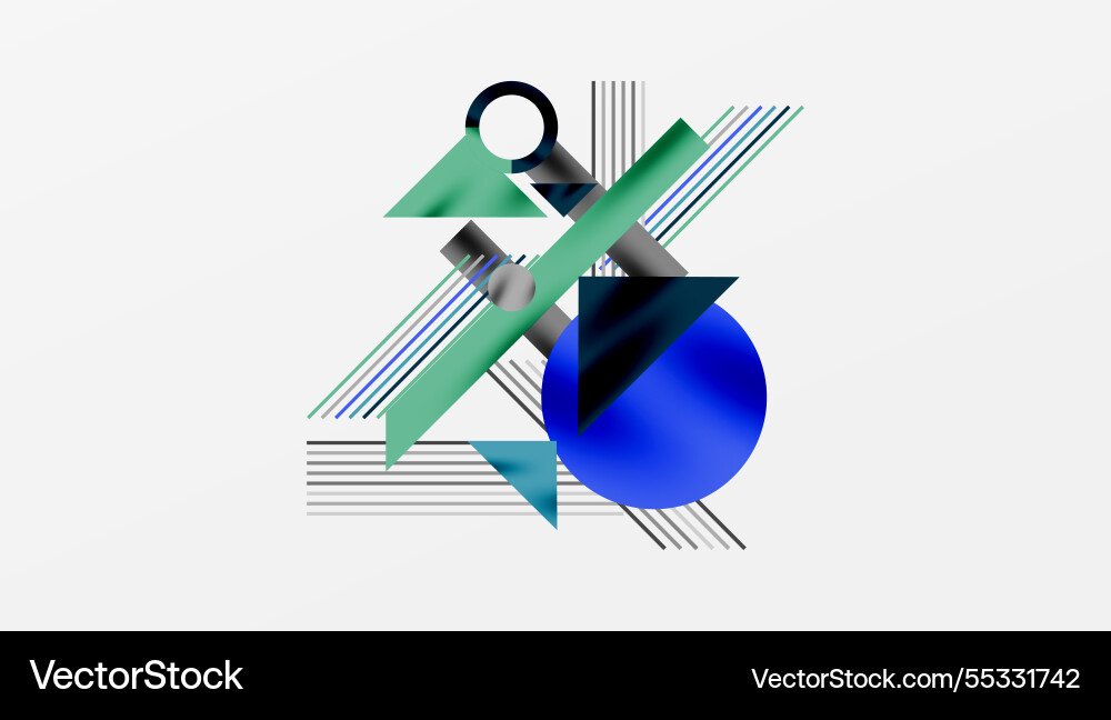Geometric background showcasing sharp lines Geometric background showcasing sharp lines vector image