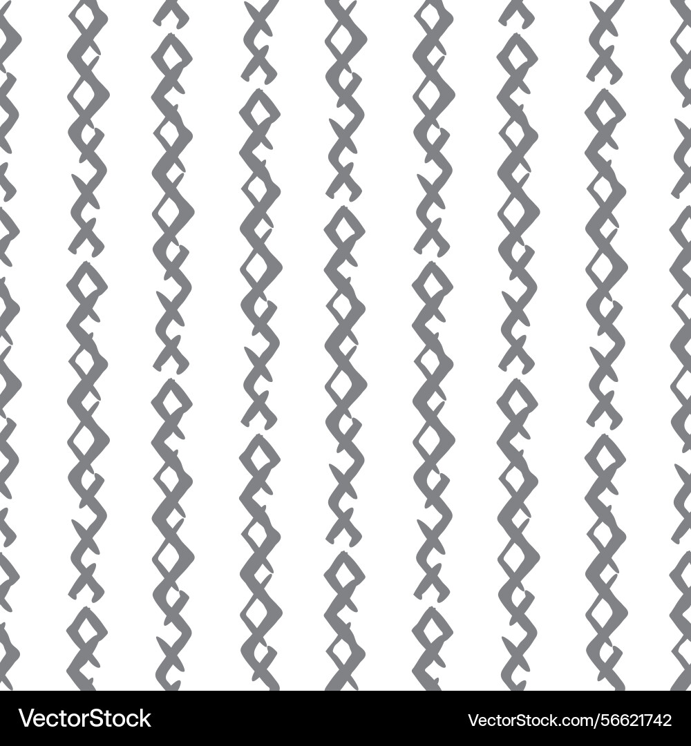 Grunge broken lines seamless pattern Grunge broken lines seamless pattern vector image