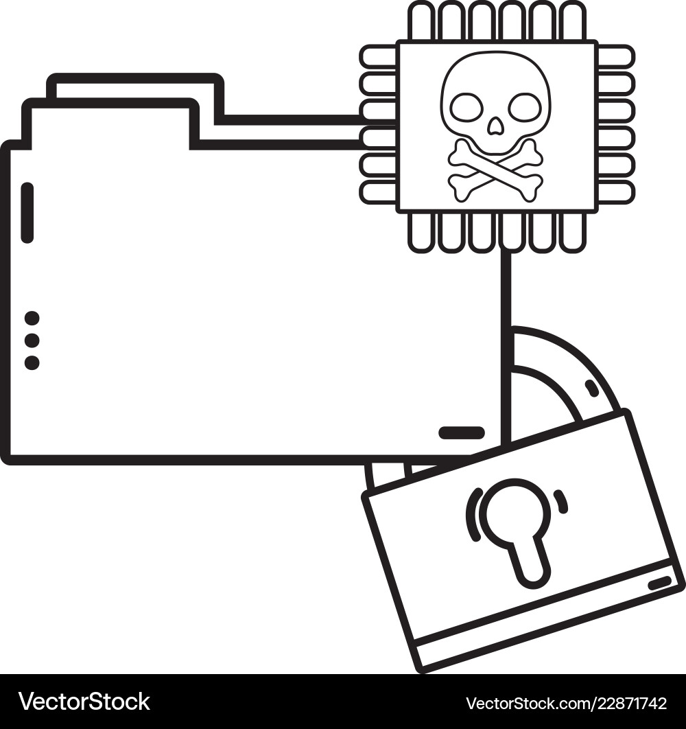 Isolated security system design Vector Image