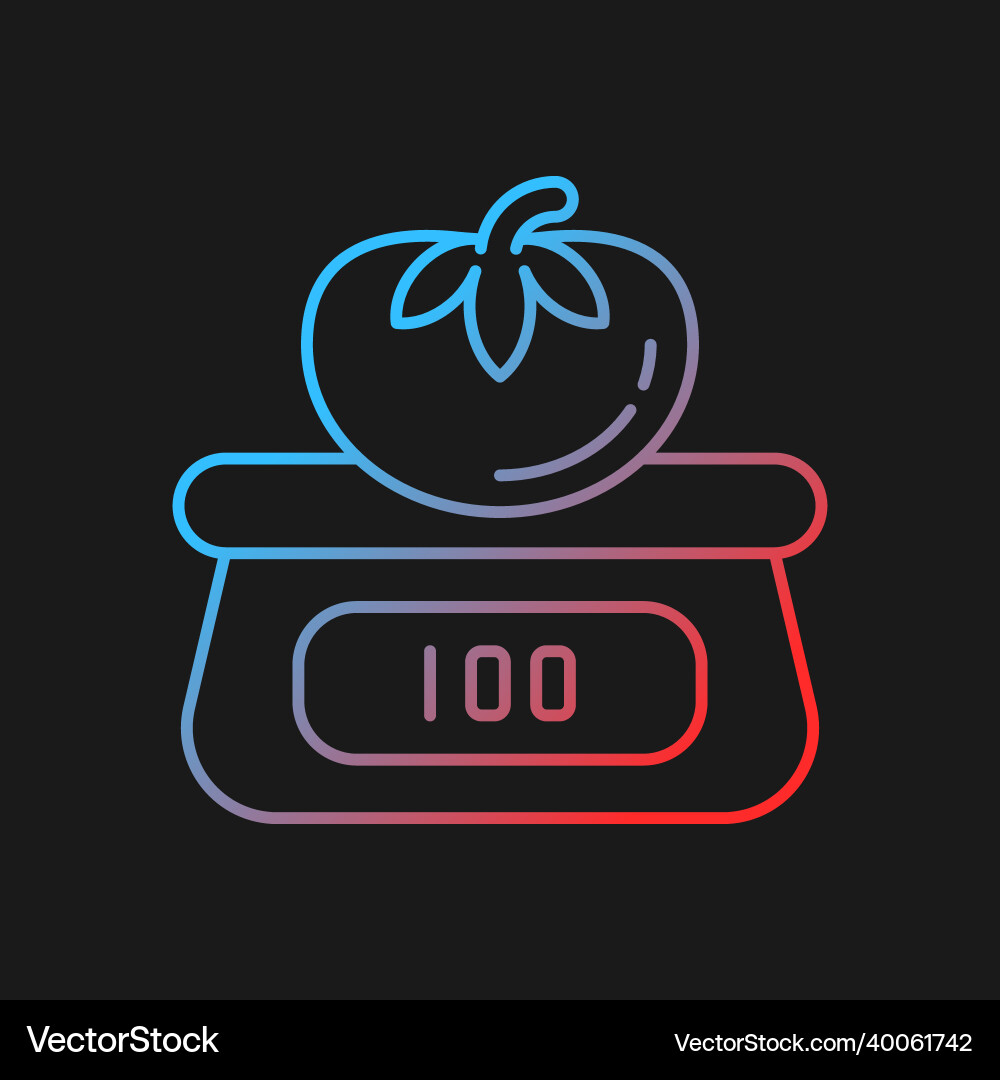 Physical testing gradient icon for dark theme Physical testing gradient icon for dark theme Vector Image