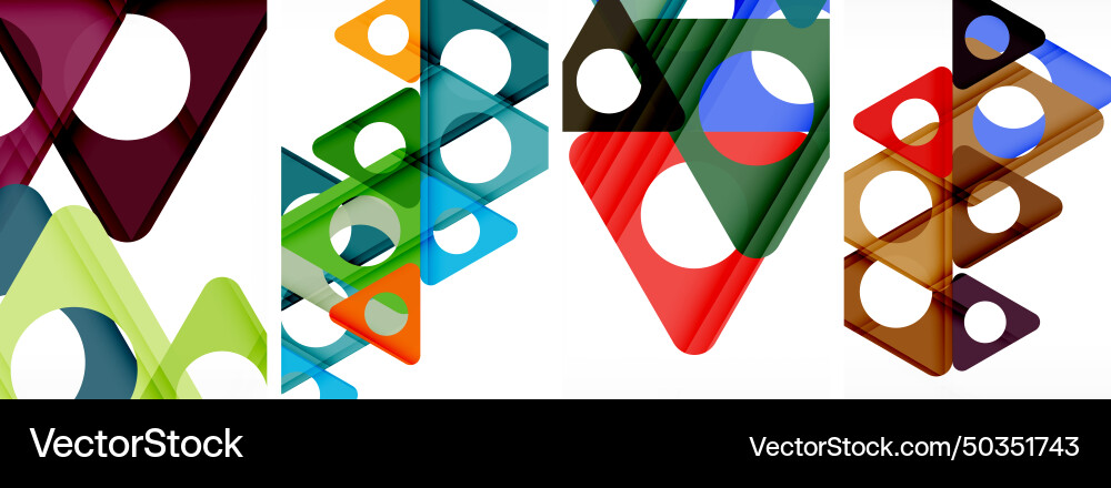 Abstract background set showcasing a dynamic Abstract background set showcasing a dynamic Vector Image
