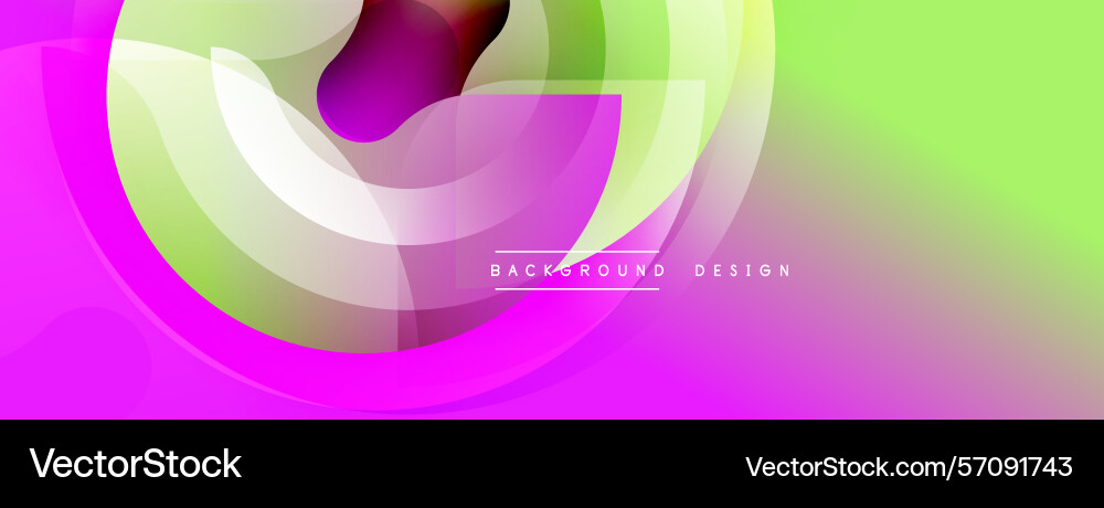 Abstract vibrant background overlapping shapes Abstract vibrant background overlapping shapes vector image