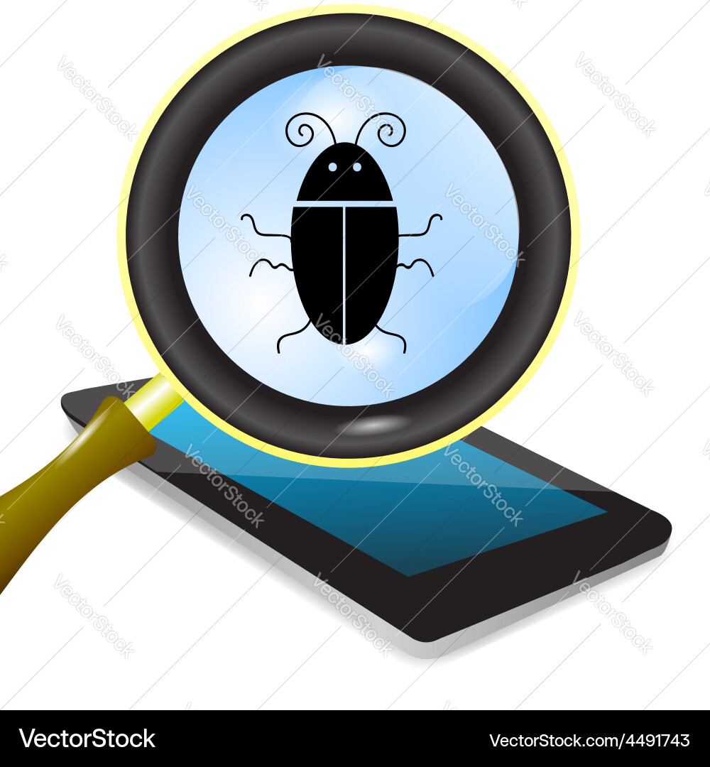 Computer virus Vector Image