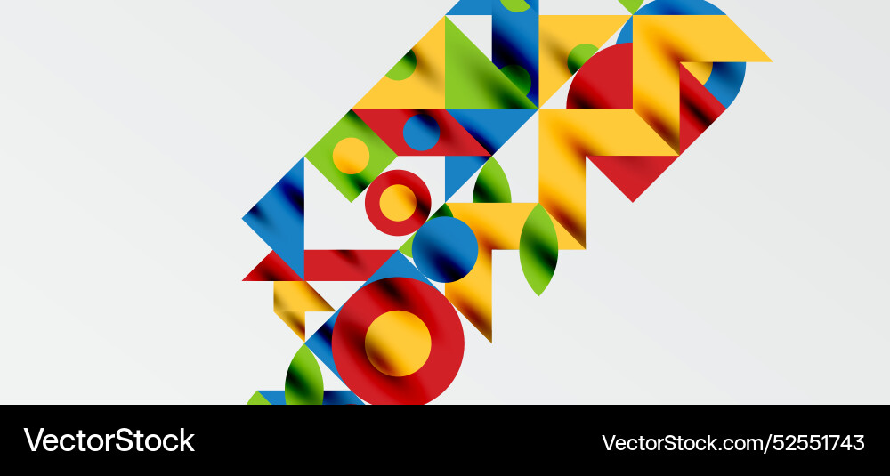 Geometric neo patterns abstract background Vector Image