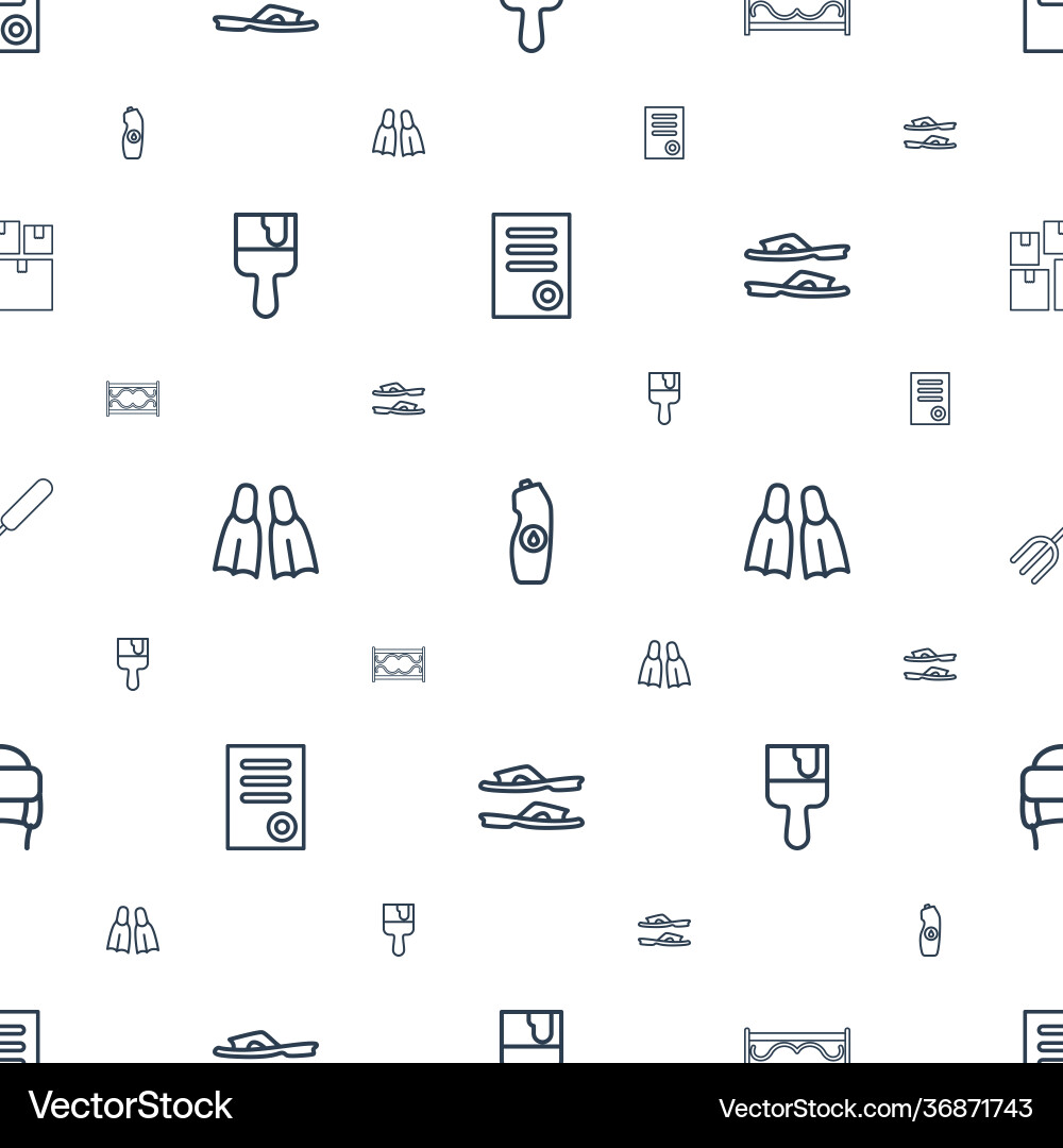 Object icons pattern seamless white background Object icons pattern seamless white background vector image