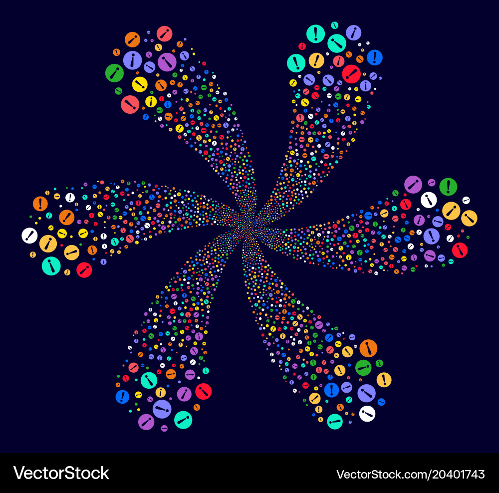 Problem centrifugal stream vector image