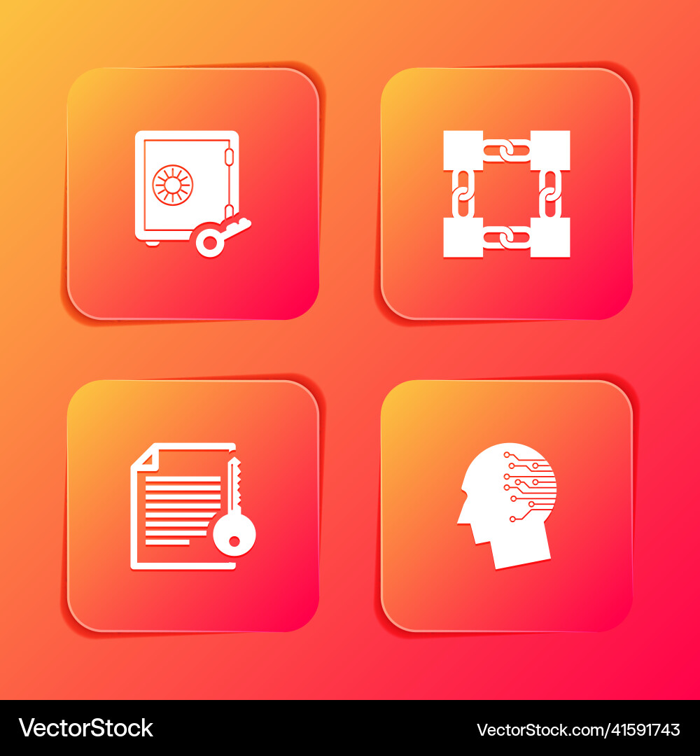 Set proof of stake blockchain technology smart Set proof of stake blockchain technology smart Vector Image