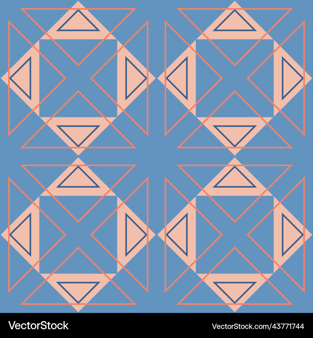 Geometry triangle shape seamless pattern Geometry triangle shape seamless pattern vector image