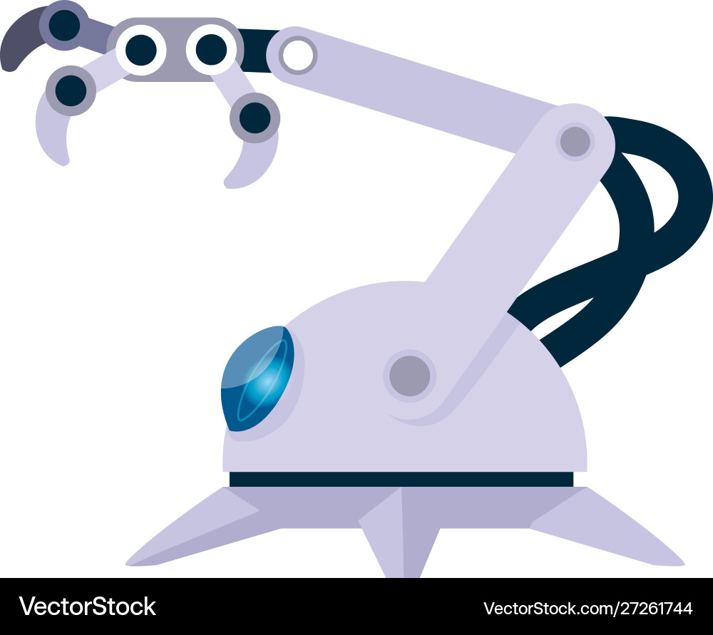 Isolated technology robot design Vector Image