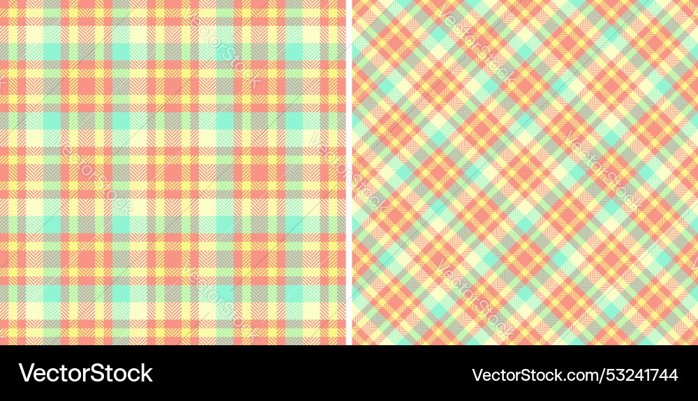 Plaid texture of pattern check fabric Plaid texture of pattern check fabric vector image